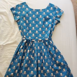 Octopus print dress.